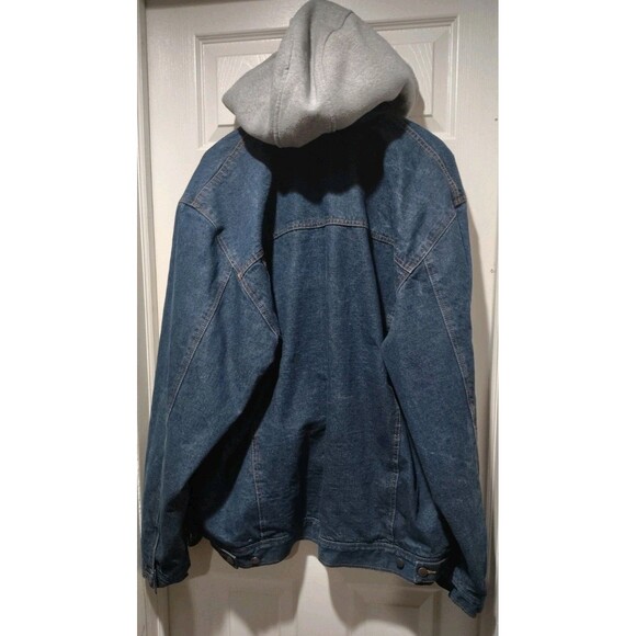 N 40 Gear Jean Jacket Insulated Hooded Mens 4X Outdoor Lodge Heavy-duty Winter - Picture 2 of 11